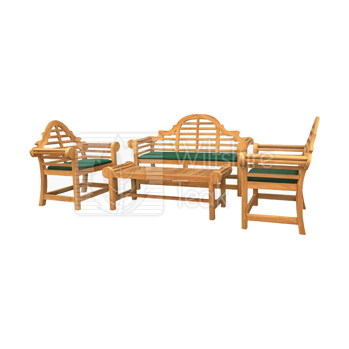 Lutyens Outdoor Furniture Set Wiltshire Teak