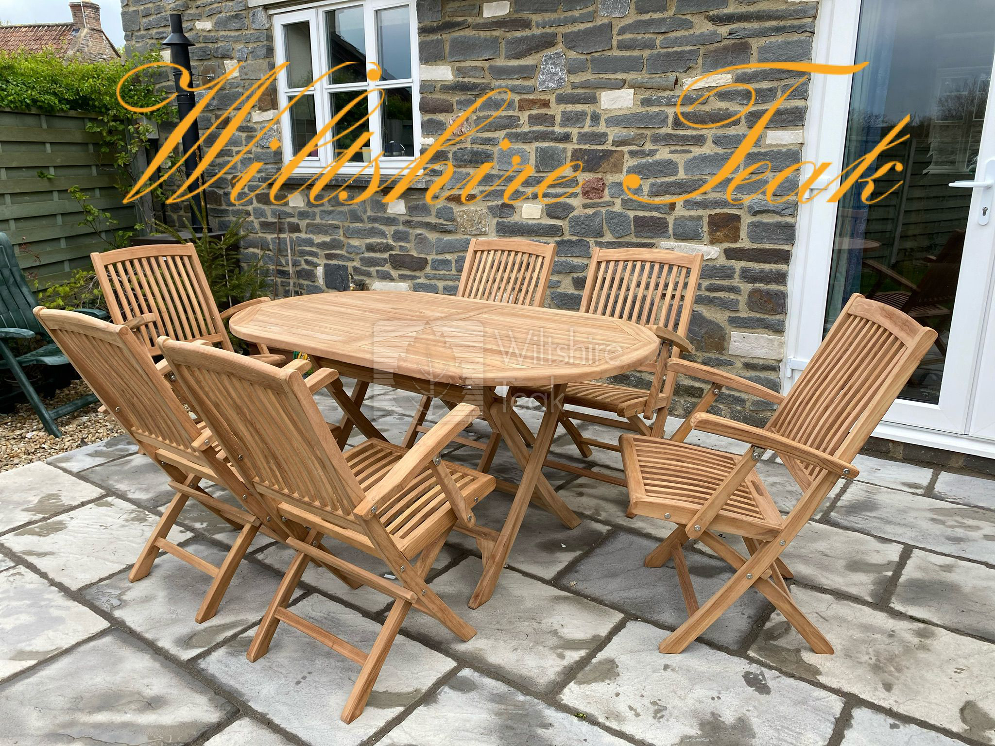 Clearance Table Set 2 Wiltshire Teak